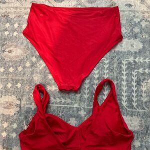 lululemon athletica Red Bikini Set